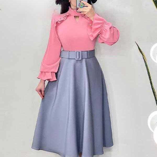 چگونه می‌توانیم ترکیب شومیز با دامن یا شلوار را به صورت جذابی انجام دهیم؟