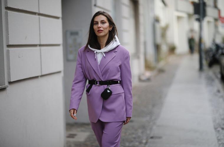 استایل بنفش در لباس‌ها