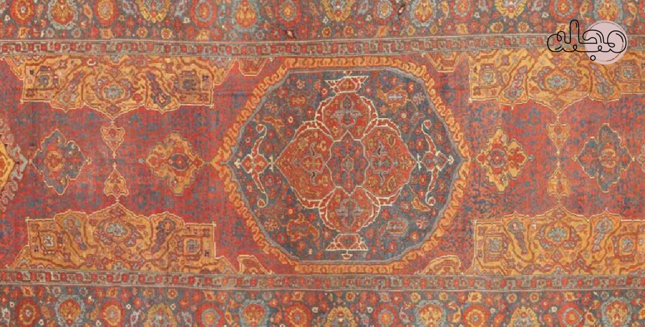 فرش عتیقه بزرگ قرن هفدهمی ترکی اسمیرنا
