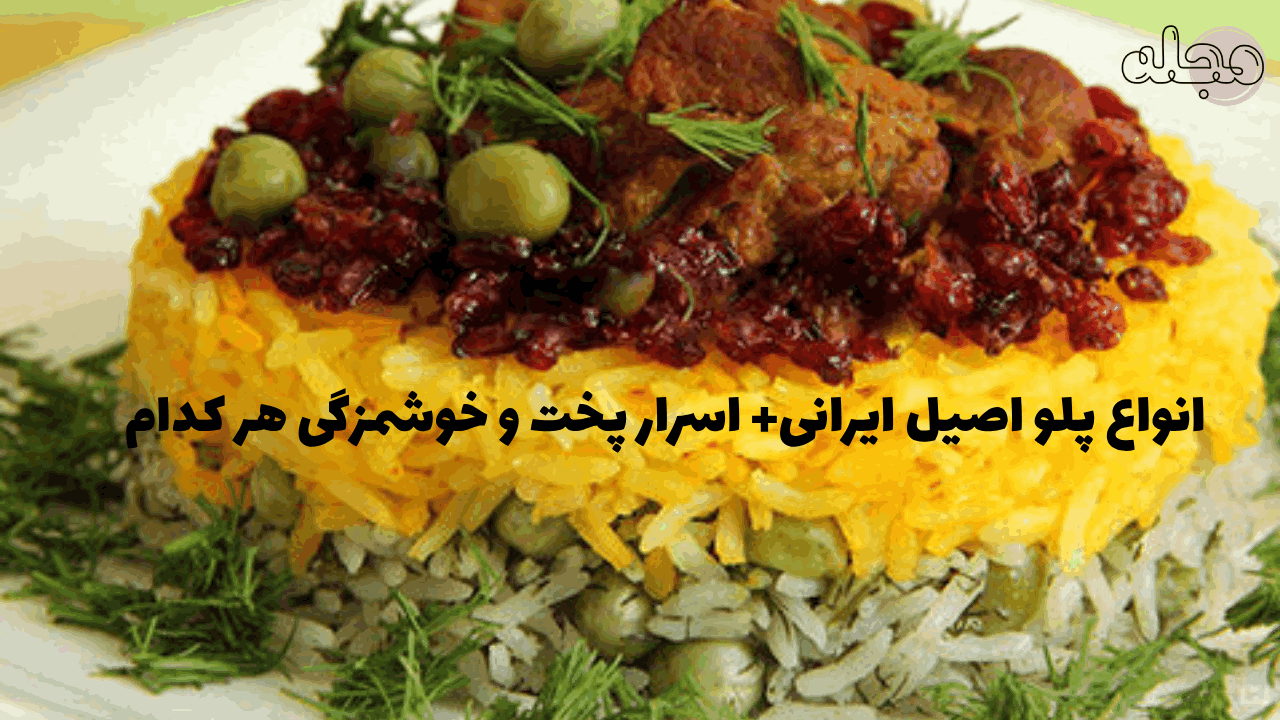 انواع پلو اصیل ایرانی+ اسرار پخت و خوشمزگی هر کدام