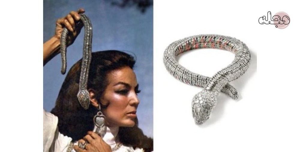 گردنبند الماس ماری شکل کارتیه