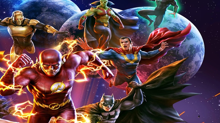 8. انیمیشن عدالت افراز: بحران در جهان‌های بیکران (Justice League: Crisis on Infinite Earths)