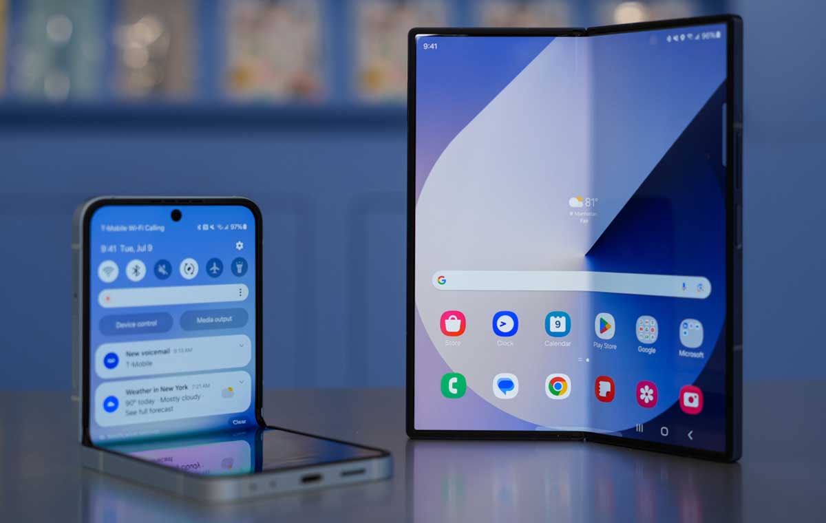 گلکسی زد فولد 6 در برابر زد فلیپ 6,کدام تاشو جدید برای شما بهتر است؟