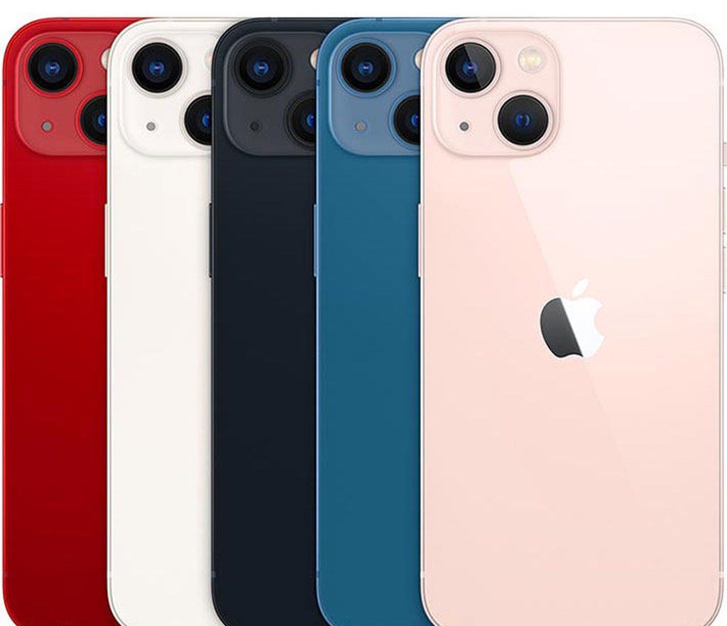 ۱. آیفون ۱۳ مدل ۱۲۸ گیگابایتی