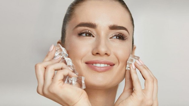 چند بار در هفته از یخ روی صورت بگذاریم ؟