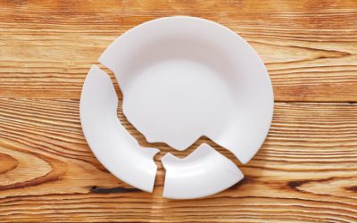 بند زدن چینی شکسته