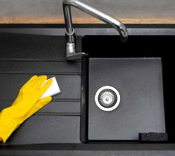 چگونه سینک گرانیتی را تمیز کنیم؟ (روش های خانگی)