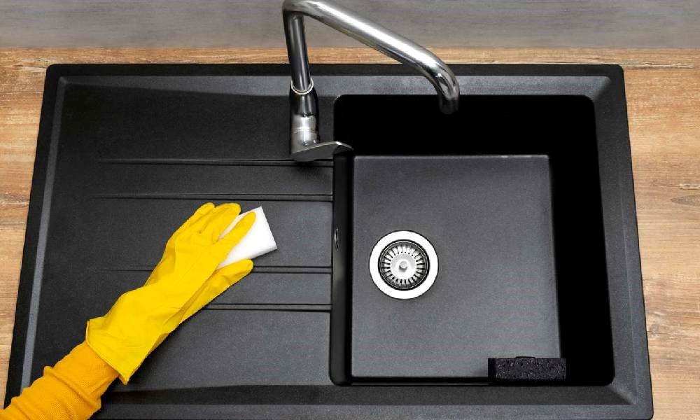 چگونه سینک گرانیتی را تمیز کنیم؟ (روش های خانگی)
